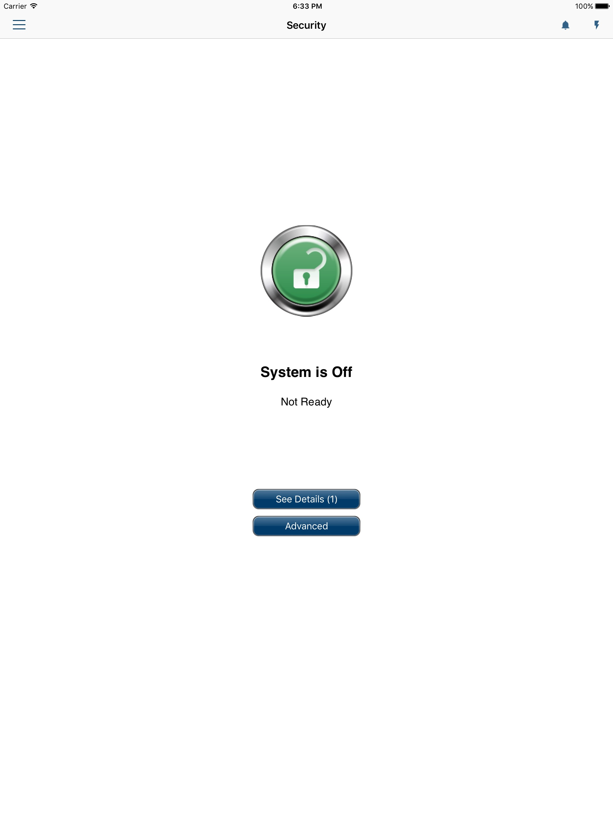Bosch Remote Security Control