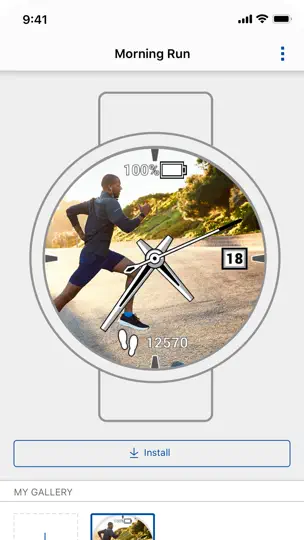 Скриншот Garmin Connect IQ™ на iPhone 4
