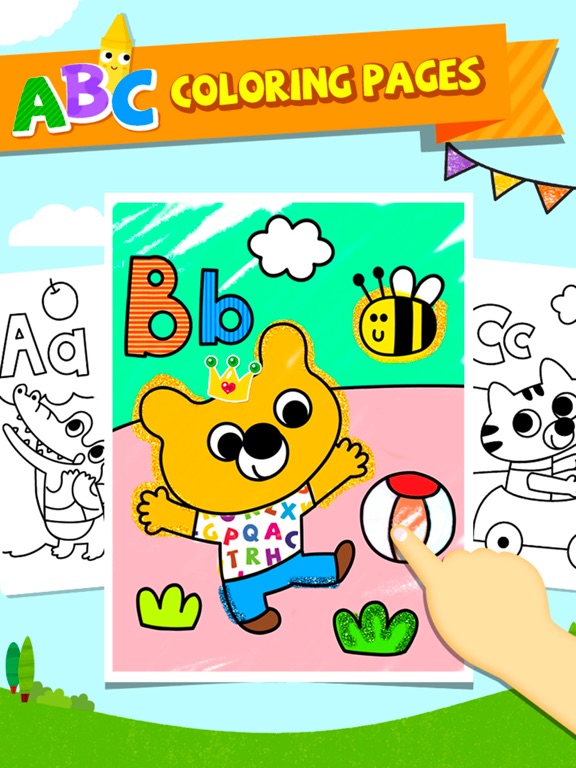 Pinkfong Kids Coloring Fun iPad screenshot 2 - Education app