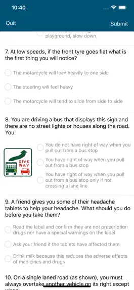 Game screenshot Driver licence test QLD Lite apk