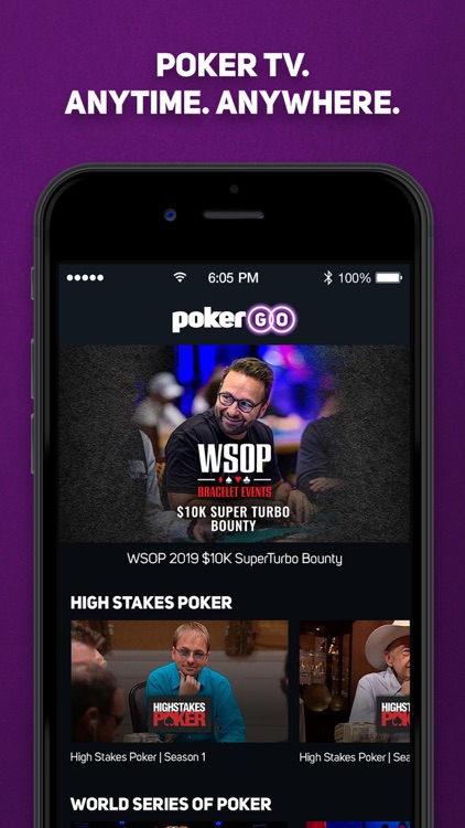 PokerGO: Stream Poker TV screenshot-0