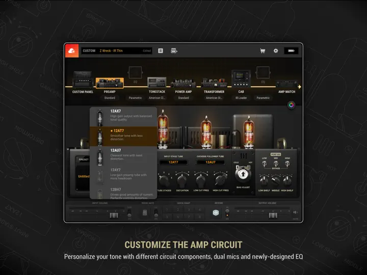 Скриншот BIAS AMP 2 - For IPad на iPhone 3