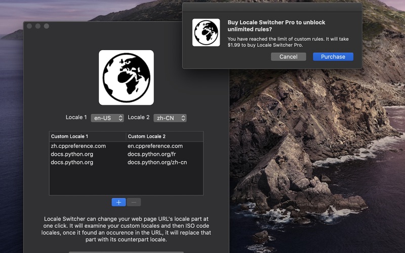 Screenshot #1 pour Locale Switcher