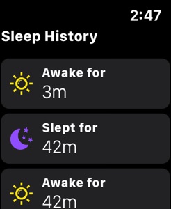 Simple Sleep Timer for Babies screenshot #3 for Apple Watch