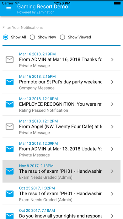 Zam Mobile Screenshot