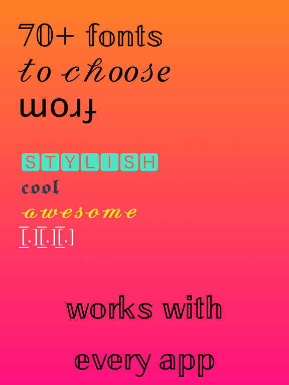 Screenshot #4 pour Fancy Text Generator - Fonts