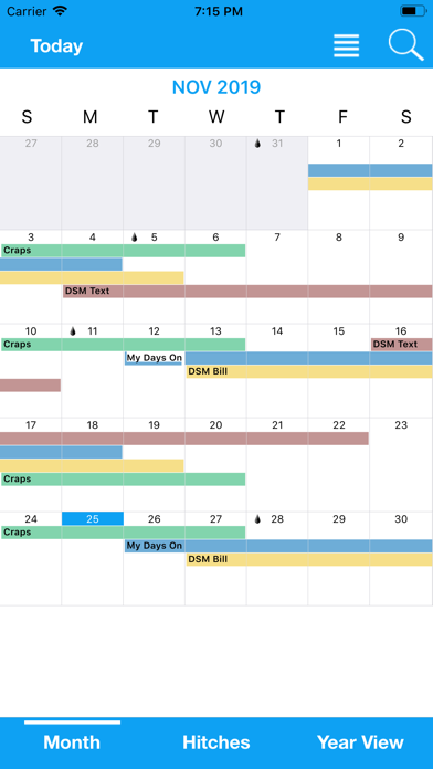 Oilfield Calendar Screenshot