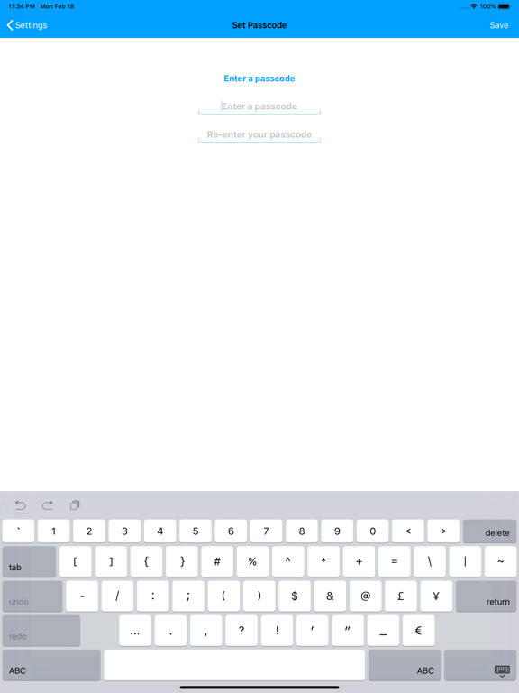 Screenshot #6 pour My Passwords Keyboard