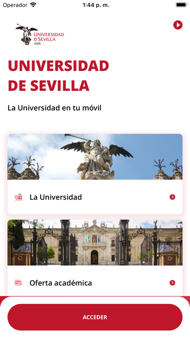US - Universidad de Sevilla Screenshot