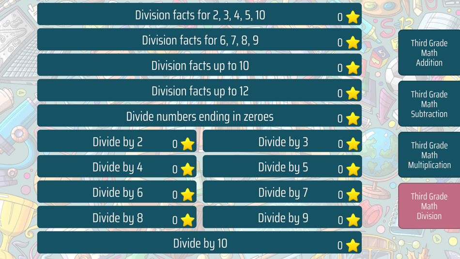 #10. Third Grade Math Trainer (iOS) Podle: Sergey Malugin