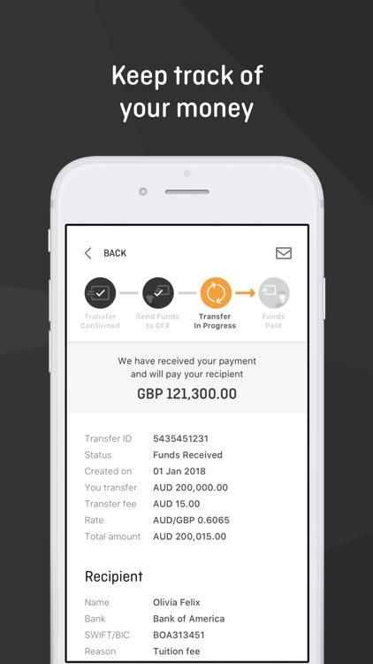 OFX Money Transfer screenshot-3
