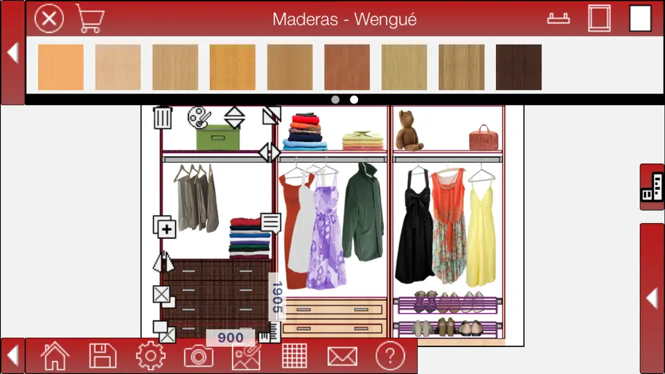 Captura de pantalla de EZ Closet+ en iPhone 2