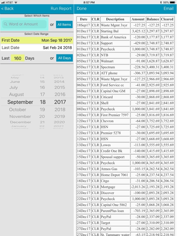 Screenshot #5 pour Account Balance Now Lite