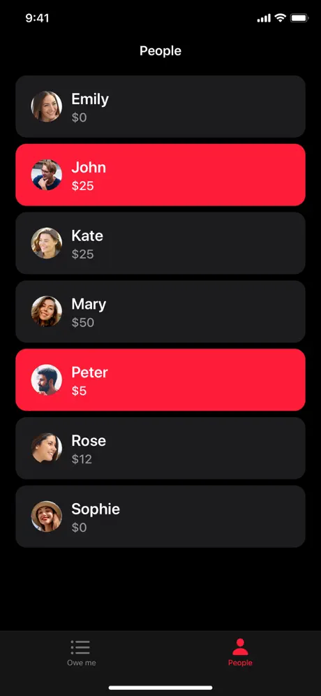 OweMe - Debt Tracker