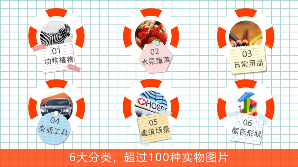 #1. 看图识物 - 学习各种常见动物拼图,看图说话 (iOS) 由: Nanjing hanhe culture media Co., LTD