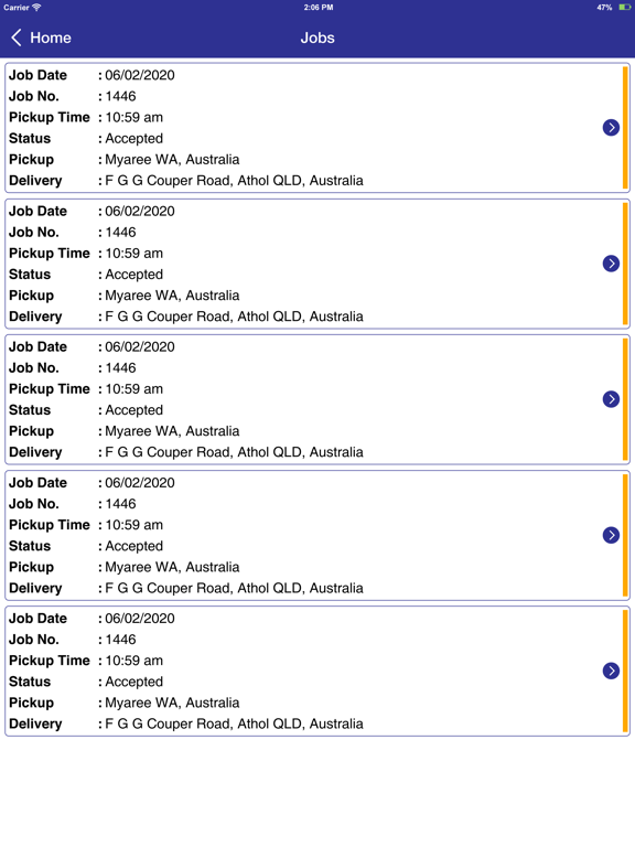 App screenshot