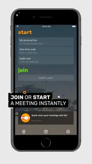 join.me - simple meetings iphone screenshot 1