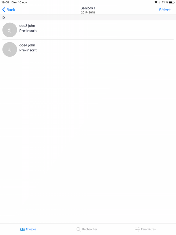 Screenshot #5 pour ClickToClub Entraineurs