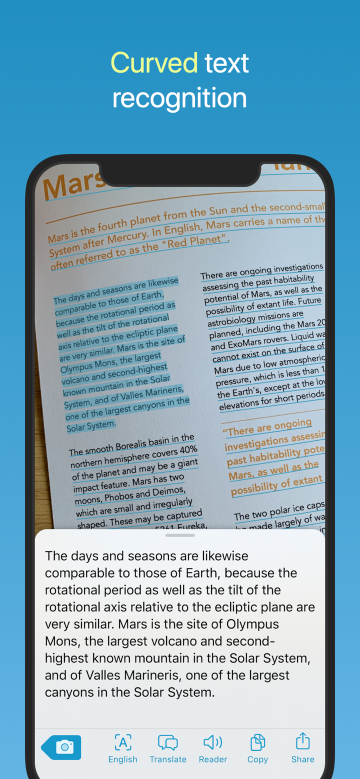 Prizmo Go › Scan texto + OCR screenshot 4