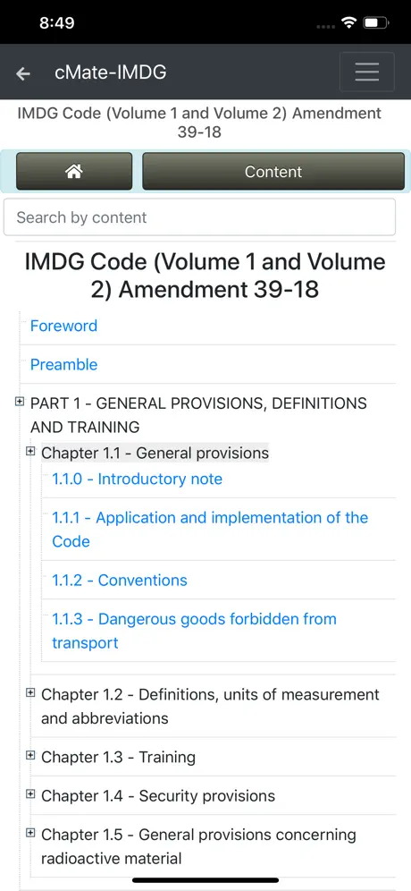 cMate-IMDG Code