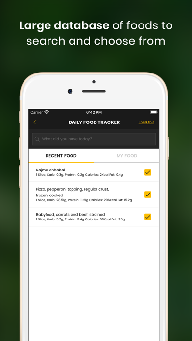 Nutripal screenshot