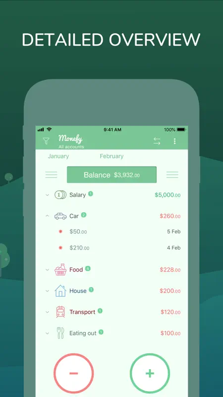 Monefy: Money Tracker screenshot 2 of 6