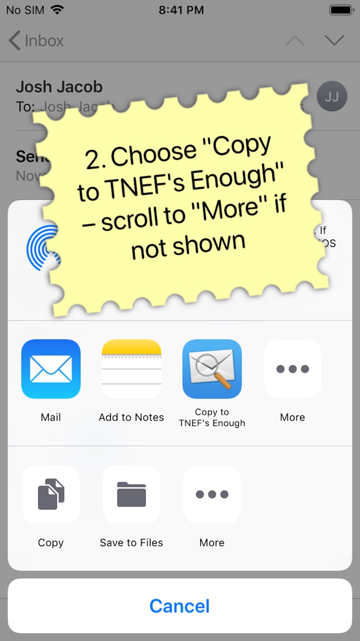iPhone screenshot