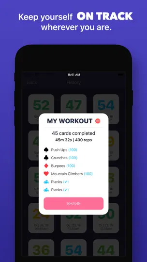 Скриншот Sweat Deck на iPhone 5