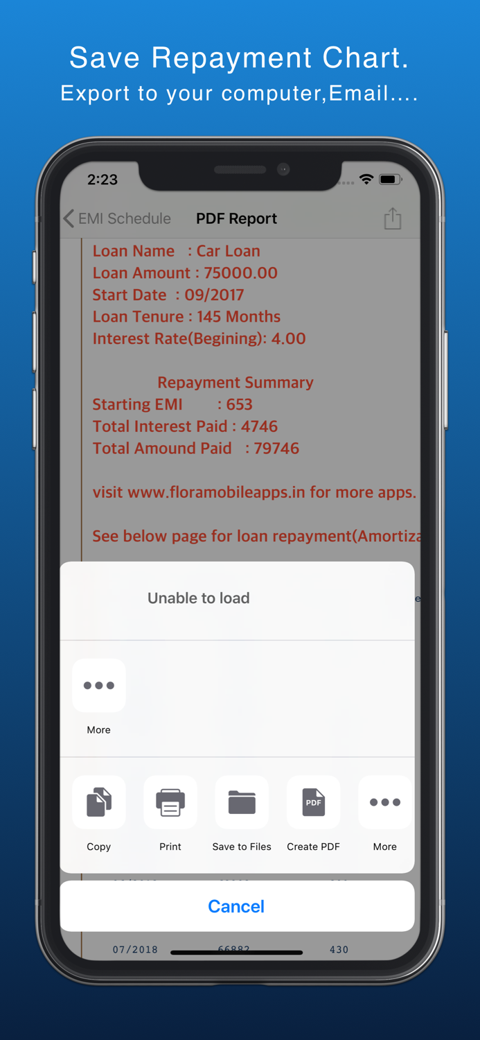 Loan EMI Calculator  - Flexi