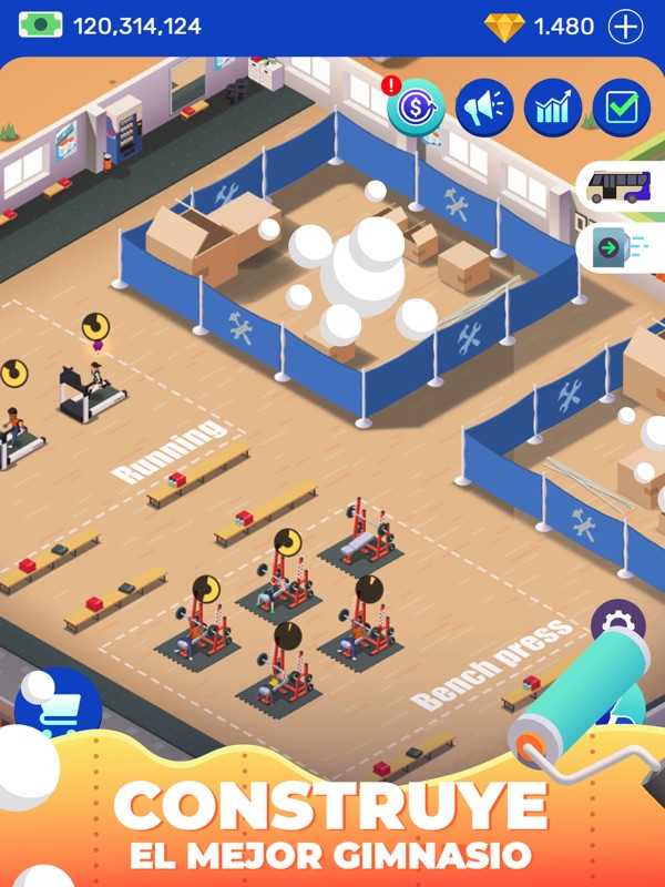 Idle Fitness Gym Tycoon - Game screenshot 10