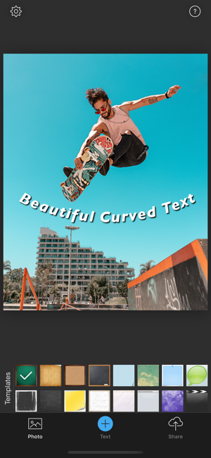 ‎Curved Text Screenshot