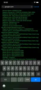 Whois - Lookup & Availability screenshot #3 for iPhone