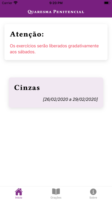 Quaresma Penitencial Screenshot