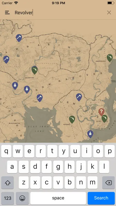 Unofficial Map for RDR2 screenshot 4 of 4