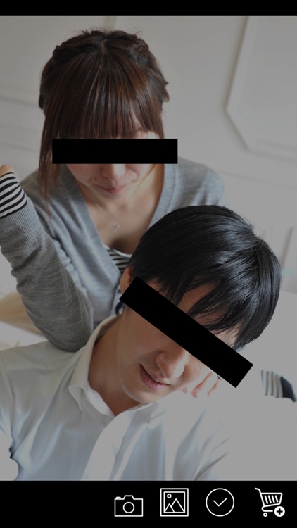 Eye censoring photo editing