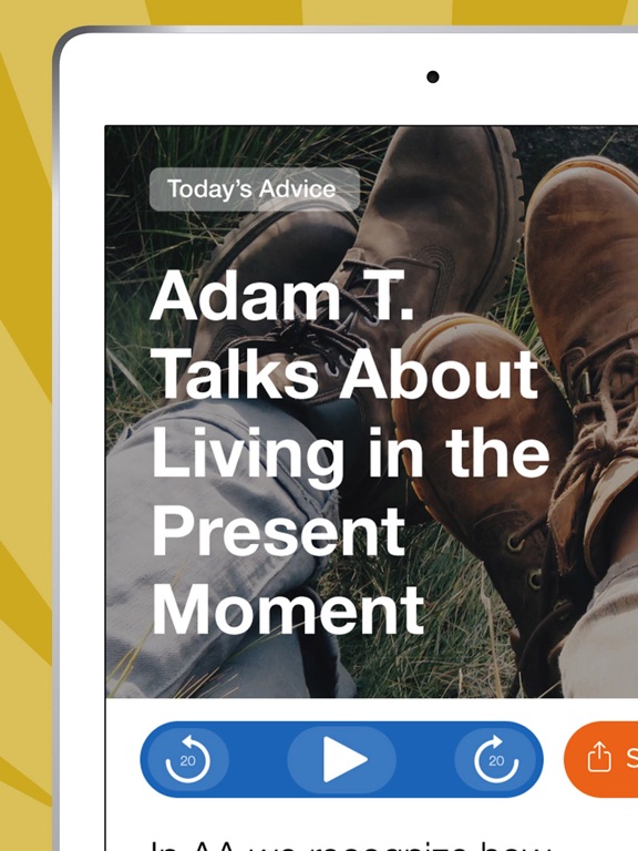 Daily Bread | AA Speakers iPad screenshot 5 - Health & Fitness app