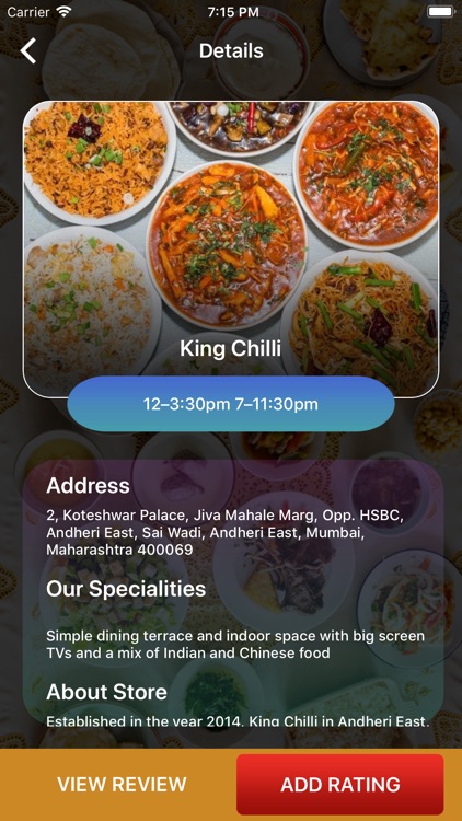 Mumbai Food Stores screenshot-3