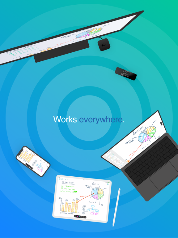 Inko › Whiteboard: Draw+Pencil iPad screenshot 6 - Business app