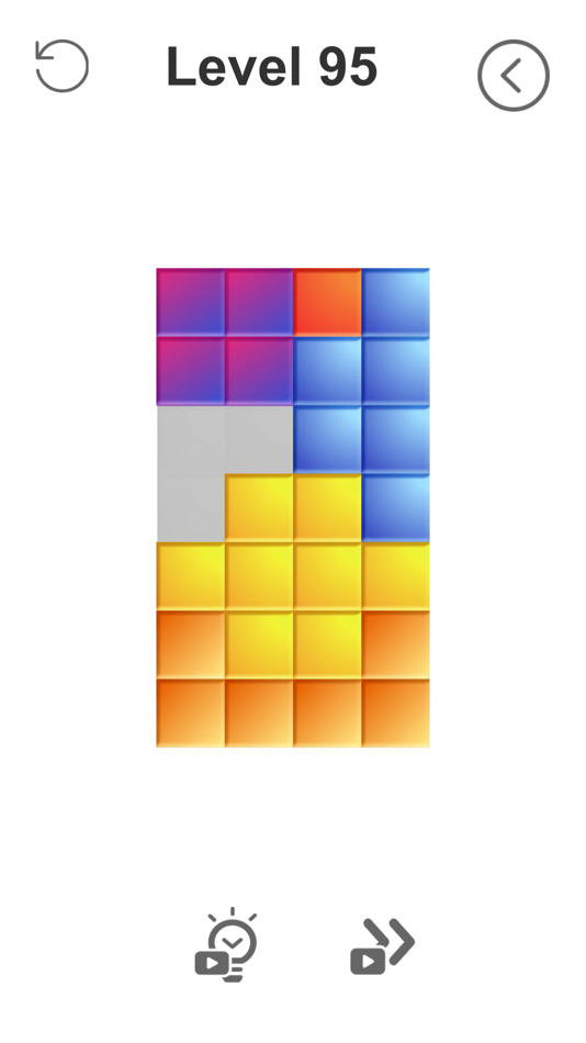 #1. Fit Blocks 3D - Flip Puzzle (iOS) By: Dinh Vy Nguyen