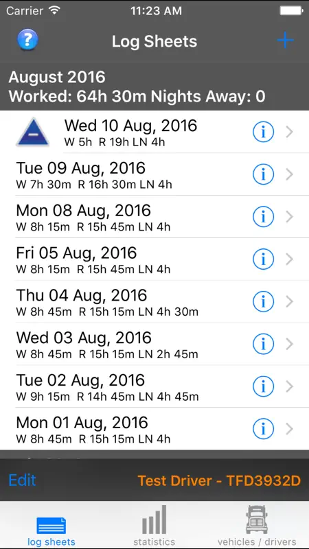 Logbook Checker screenshot 1 of 5