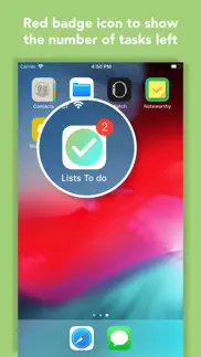 How to cancel & delete lists to do 1