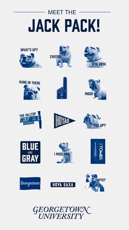 Georgetown Stickers