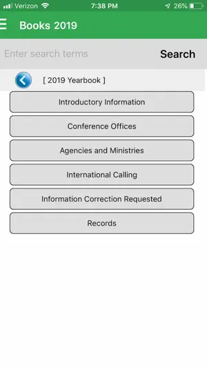 YearBook App screenshot 2