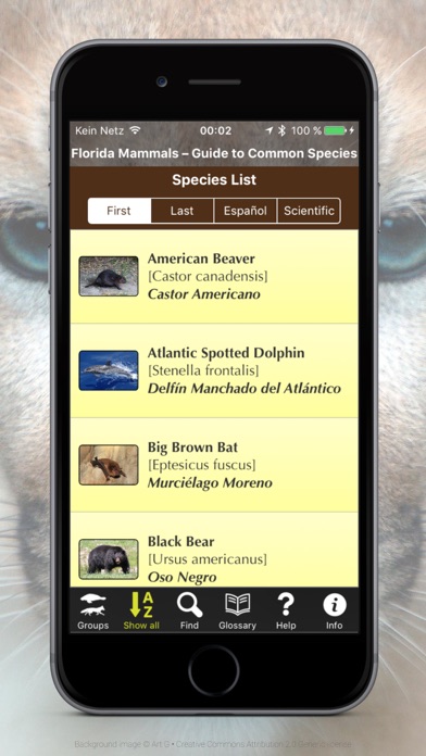 Florida Mammals Screenshot