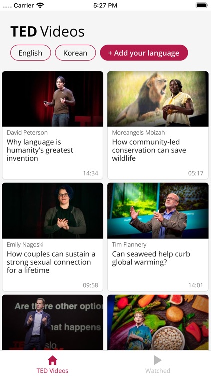 TED-Lish Two Subtitles