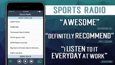 Sports Radio+ Screenshot