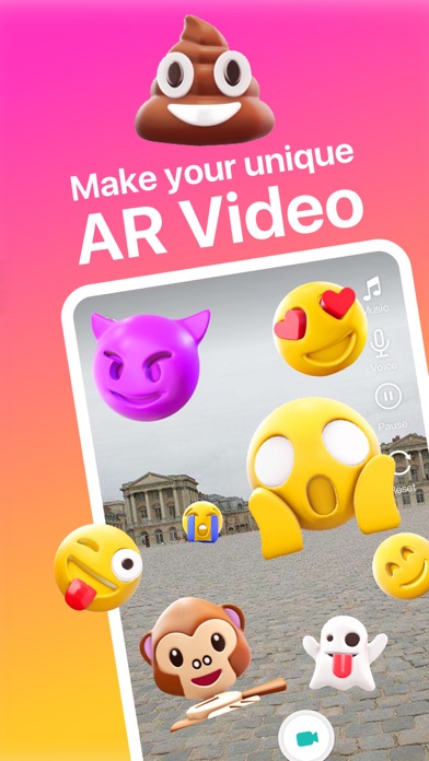 AR Video Editor 3D: AR Camのおすすめ画像1