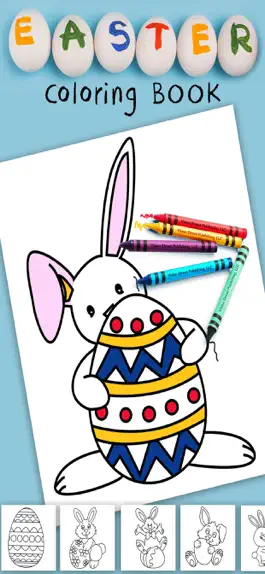 Game screenshot Easter Egg Coloring book pages apk