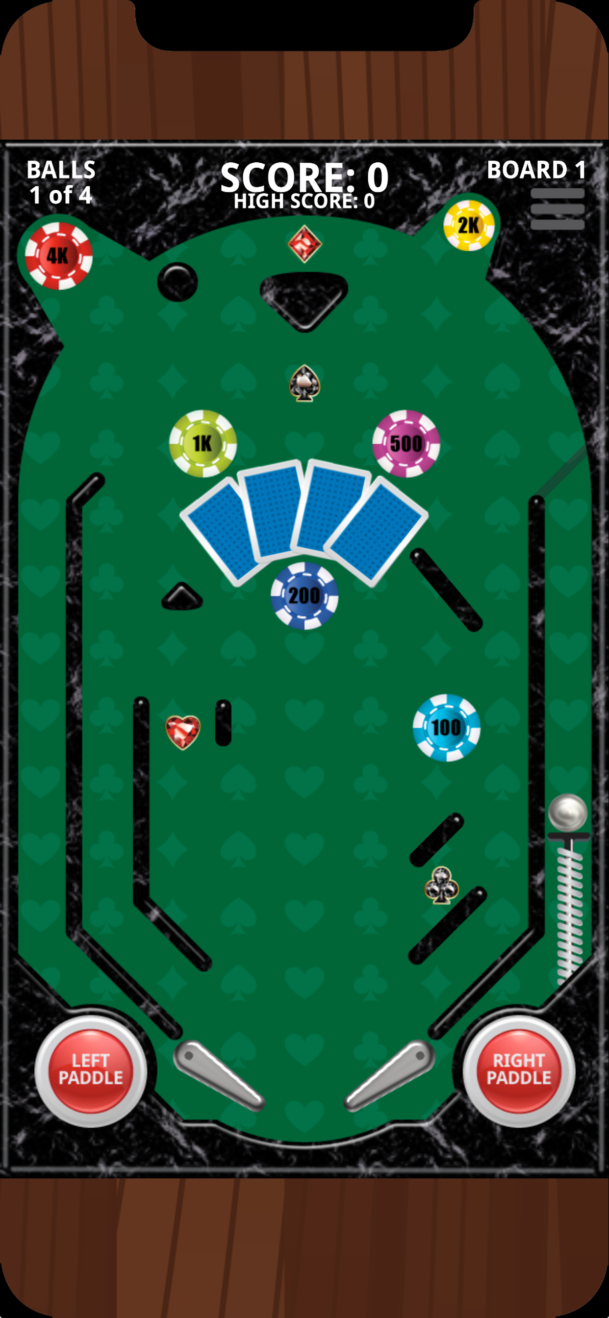 Mini Pinball 4 Of A Kind