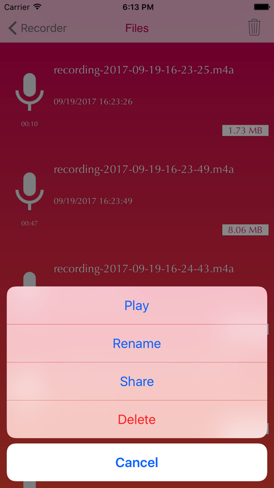#4. Voice Recorder-Sound Recorder (iOS) 由: Parth Pandya